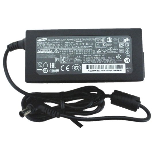 (image for) Charger for Samsung Radiant-360 R1 Laptop Adapter 19V 2.53A 48W